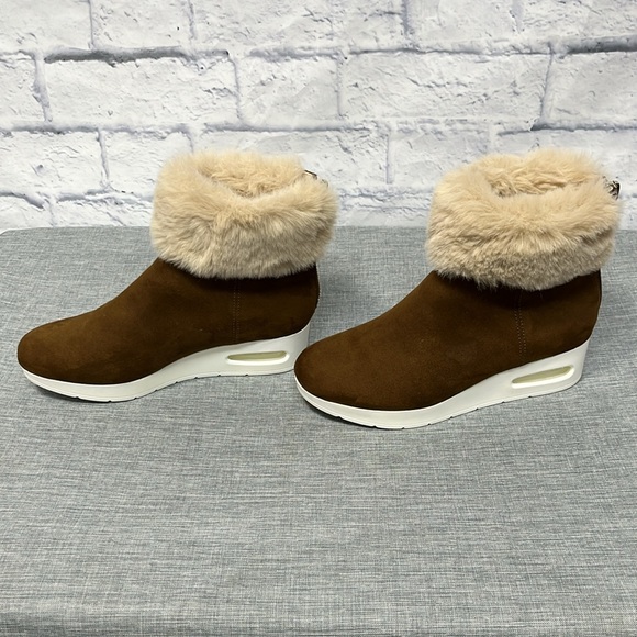 DKNY Womens abri Closed Toe Ankle Fashion Boots, Brown - Picture 8 of 10
